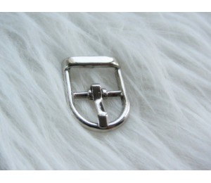 Kleine Gürtelschnalle silber 13mm Durchzug